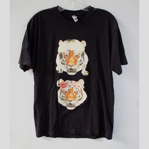 Tiger King Joe Exotic Carole Baskin Promo Crew Shirt Netflix Season 2 Size Large - Picture 1 of 5